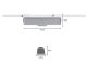 Hanging Nespresso Coffee Capsule Organizer, 30 Capsules, Pull-out, White/Grey