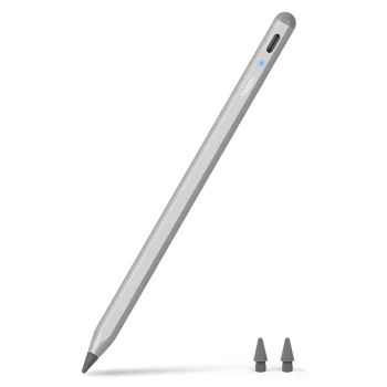 Aktīvais irbulis Metapen A8 priekš iPad ar USB-C, pelēks