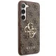 Чехол Guess 4G Big Metal Logo для Samsung Galaxy S23 коричневый