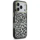 Чехол Guess Leopard Glitter MagSafe для iPhone 17 Pro Max, черный