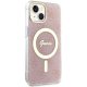 Apple iPhone 14 Plus 6.7\'\' Guess 4G MagSafe Case Cover (GUHMP14MH4STP), Pink