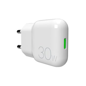 GaN Puro SLIMPRO 30W сетевое зарядное устройство USB-C – белый