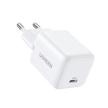 Сетевое зарядное устройство Ugreen Nexode N Series X512 20W GaN USB-C, белое