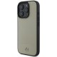 Mercedes iPhone 16 Pro Max Case Textured and Plain Leather MagSafe, Beige