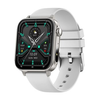 Умные часы Colmi P80 Серебристые 1.83" HD Экран