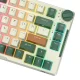 Royal Kludge RKH81 LED RGB Bezvadu mehāniskā spēļu tastatūra klaviatūra, Sky Cyan switch, zaļš| Wireless...