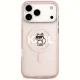 Karl Lagerfeld IML Choupette Sketch Logo MagSafe vāciņš iPhone 17 Pro Max, rozā