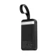Wozinsky W8-B Power Bank 30000 mAh 30W with Flashlight - Black