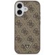 Guess iPhone 17 Case 4G PU Leather Case with MagSafe, Brown