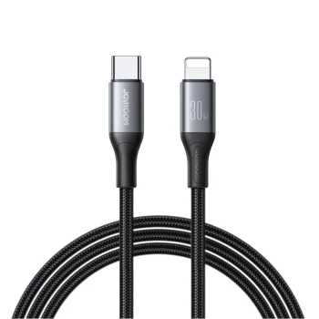 Кабель Joyroom S-A28 Flash Series USB-C - Lightning 30W 2м, черный