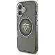 Guess IML Metal Mountain Logo MagSafe Case for iPhone 16 Black
