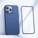 Korpusa vāciņš Joyroom 360 Full Case priekš iPhone 13 Pro Max ar aizsargstiklu, JR-BP928, zils