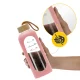 4FIZJO Glass Sports Water Bottle with Silicone Sleeve 750 ml, Pink