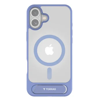 Чехол Torras Pstand для iPhone 16, синий