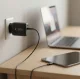 Tech-Protect NCA65W-GAN 65W 2 portu tīkla lādētājs, melns