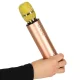 Bezvadu karaoke mikrofons bērniem ar Bluetooth skaļruni 2000mAh SD USB, zelta