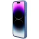 Guess GUHCP15SP4TDPB iPhone 15 6.1" zils/milts cietais futrālis Āda 4G Triangle Strass | blue/blue hardcase...