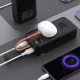 Wozinsky W8-B Power Bank 30000 mAh 30W with Flashlight - Black