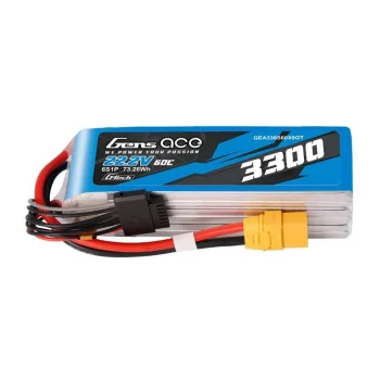 Gens Ace G-Tech LiPo akumulators 3300mAh 22.2V 60C 6S1P XT90