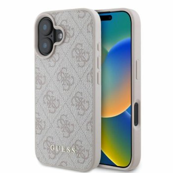 Guess 4G Classic Case for iPhone 16 - Pink