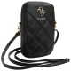 Сумка для телефона Guess Zip Quilted 4G, черная