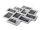 Большая 3D фоторамка на 10 фотографий, белая