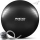 Neo-Sport 75cm Black Exercise Ball NS-952 - Fitness & Stability Training