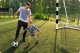 Neo-Sport NS-465 futbola vārti 300x200x120 cm, melni-balti