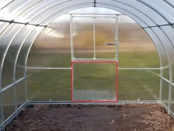 Дополнительная дверь для теплиц KLASIKA TUBE 100 x 100 см, без покрытия