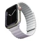 UNIQ pasek Revix Apple Watch Series 4/5/6/7/8/SE/SE2 38/40/41mm. Reversible Magnetic lilak-lilac-white