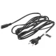Кабель питания Maclean MCTV-809, 2-pin, вилка EU, 1.5м