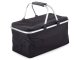 Foldable Thermal Picnic Basket, Black