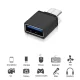 Maclean MCE470 OTG adapteris USB-A uz USB-C, Melns