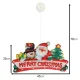 Подвесное светодиодное новогоднее украшение на окно Merry Christmas XXL...