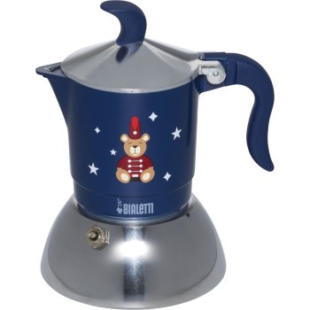 Bialetti Fiammetta Induction 2-Cup Espresso Maker, Blue