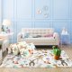 NICEKIDS Double-sided Foldable XPE Foam Play Mat Pad Rug for Kids, 200x150cm, Forest