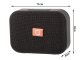 Mini bezvadu Bluetooth skaļrunis ar FM radio un USB, melns
