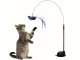 Interactive Cat Toy with Suction Cup, Feather Bird Teaser Wand