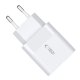 Tech-Protect C30W lādētājs USB-C PD 30W / USB-A QC 3.0 – balts