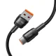 Tech-Protect UltraBoost Evo USB-C / USB-A kabelis 100W 5A 0.5m, melns