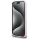 Чехол Karl Lagerfeld Silicone Shadow Metal Initial MagSafe для iPhone 15 Pro Pink