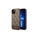 Guess GUHCP14XG4GLBR iPhone 14 Pro Max 6,7\\\" brūns cietais futrālis 4G Stripe Collection | brown hard case