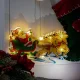LED Christmas Window Decoration with Suction Cup, Santa Claus