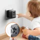 Joyroom JR-TCW01 Travel Wall Charger 17W ( EU / US / UK / JP / AU / CN ), Black | Адаптер Розетка