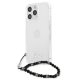 Guess Pearl vāciņš priekš iPhone 13 Pro Max, Transparent Black