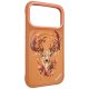 MagSafe Phone Case Cover iPhone 17 Pro Nimmy Deer Embroidery - Orange