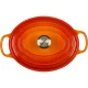 Ovāls čuguna katls Le Creuset Signature 29 cm 4.7 l, oranžs