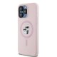 Karl Lagerfeld iPhone 15 Pro Max Case Silicone Karl & Choupette Ring MagSafe, Pink