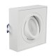 Maclean MCE464 W Recessed Ceiling Spotlight Fixture for MR16/GU10, White