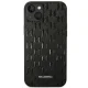 Karl Lagerfeld Saffiano Mono Metal Logo vāciņš iPhone 14 Plus, melns